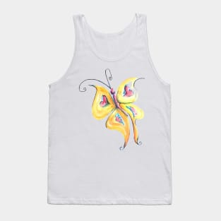 yellow butterflies Tank Top